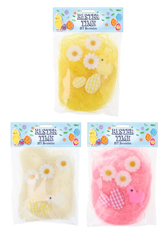 7pc DIY Easter Decoration Set (3 Assorted Colours) Arts and Crafts, Party Favours and Prizes