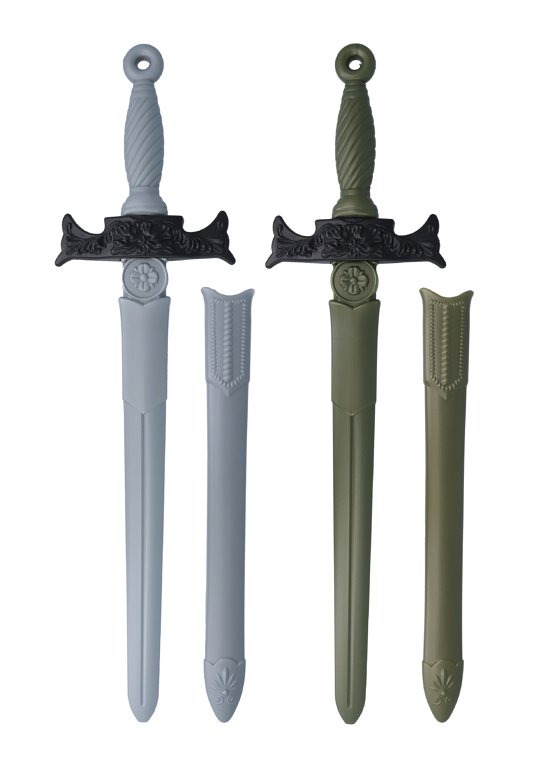 Children's Plastic Broad Sword / Knight Warrior Sword (66cm) 2 Assorted Colours