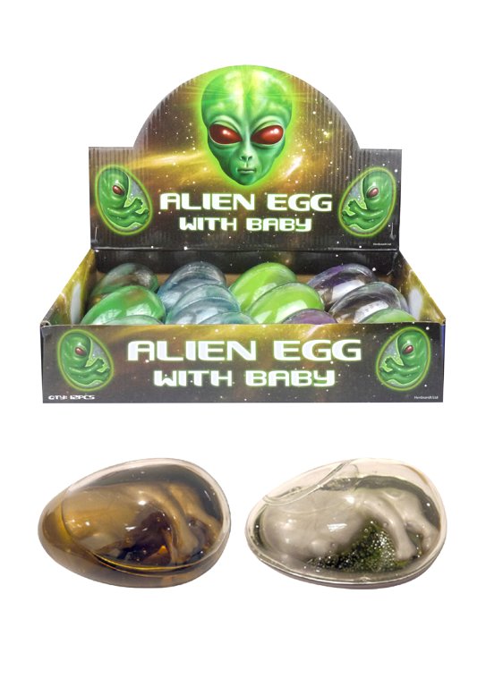 Giant Alien Egg with Baby (8.5cm x 5.5cm)