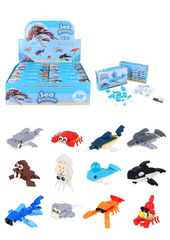 Sealife Block Kits 12-in-1 Assorted Designs