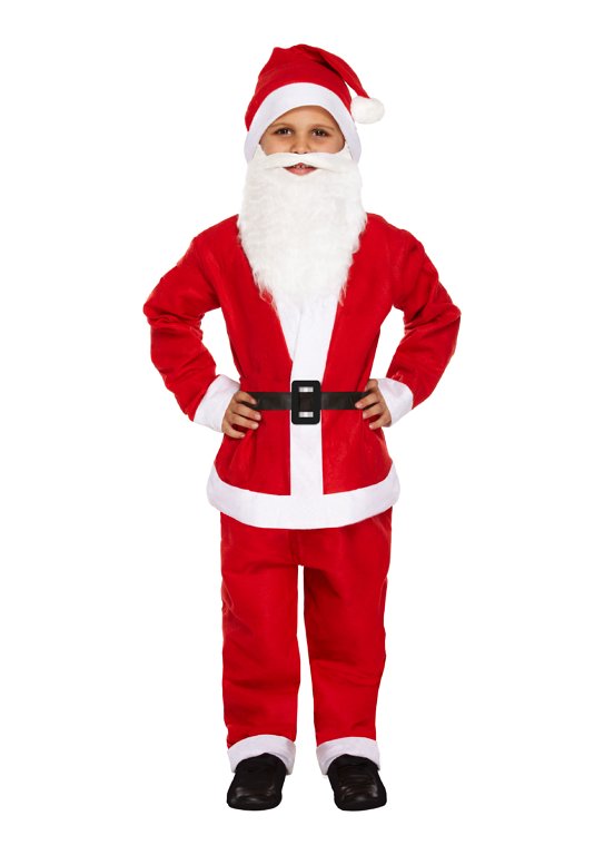 Children's Santa Claus Costume (Small / 4-6 Years)