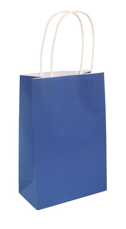 Royal Blue Paper Party Bag with Handles