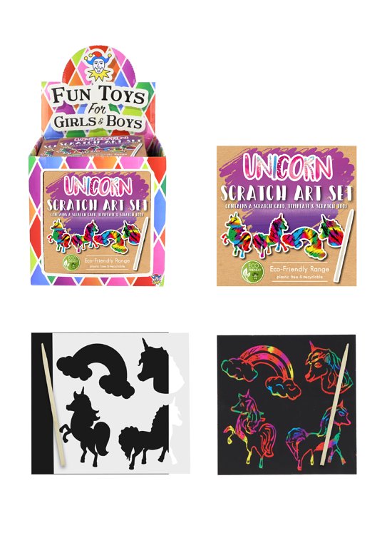 Eco-Friendly Unicorn Magic Colour Scratch Set