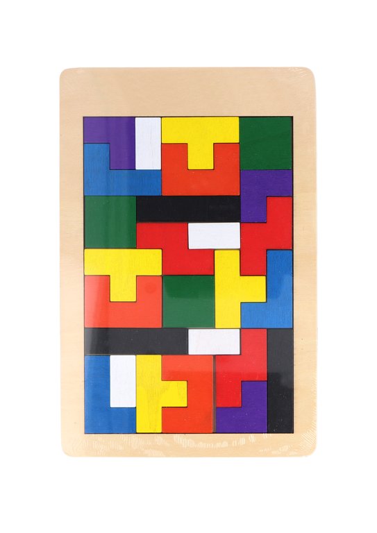 Wooden Puzzle Game 26pcs (22 x 15 x 0.5cm)