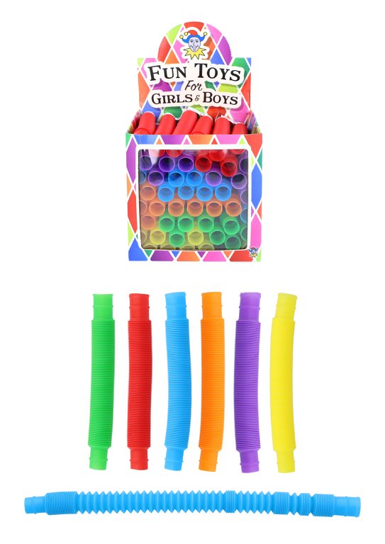 Stretchy Tubes (14.5- 47cm) 6 Assorted Colours