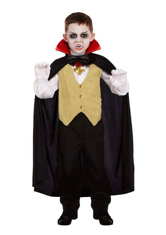 Children's Classic Vampire Costume (Small / 4-6 Years)