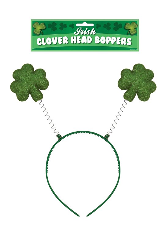 Glitter Clover Leaf Head Boppers