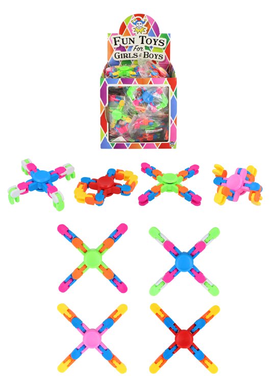 Transformable Finger Spinners (10.5cm) Assorted Colours