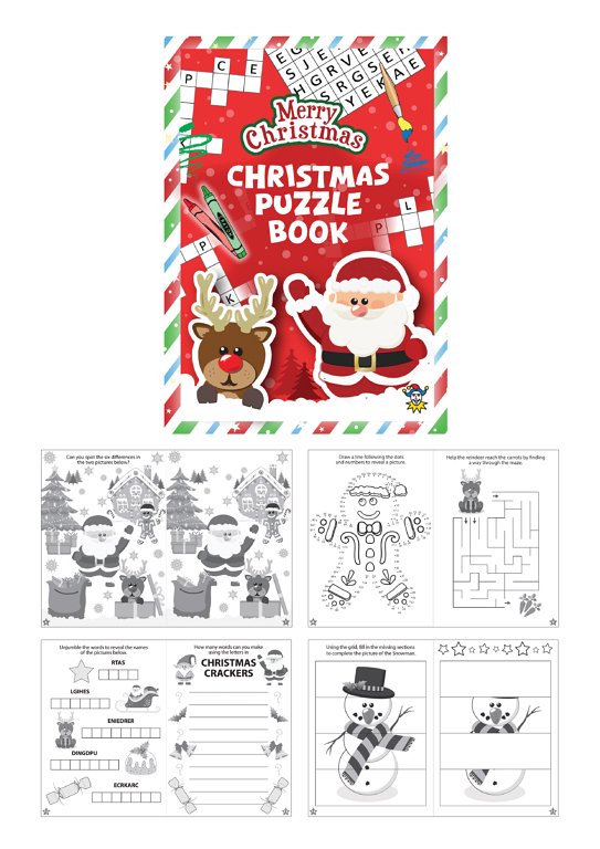 Mini Christmas Puzzle Books (10.5cm x 14.5cm)