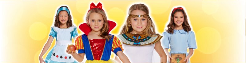 Childrens Costumes Girls Banner