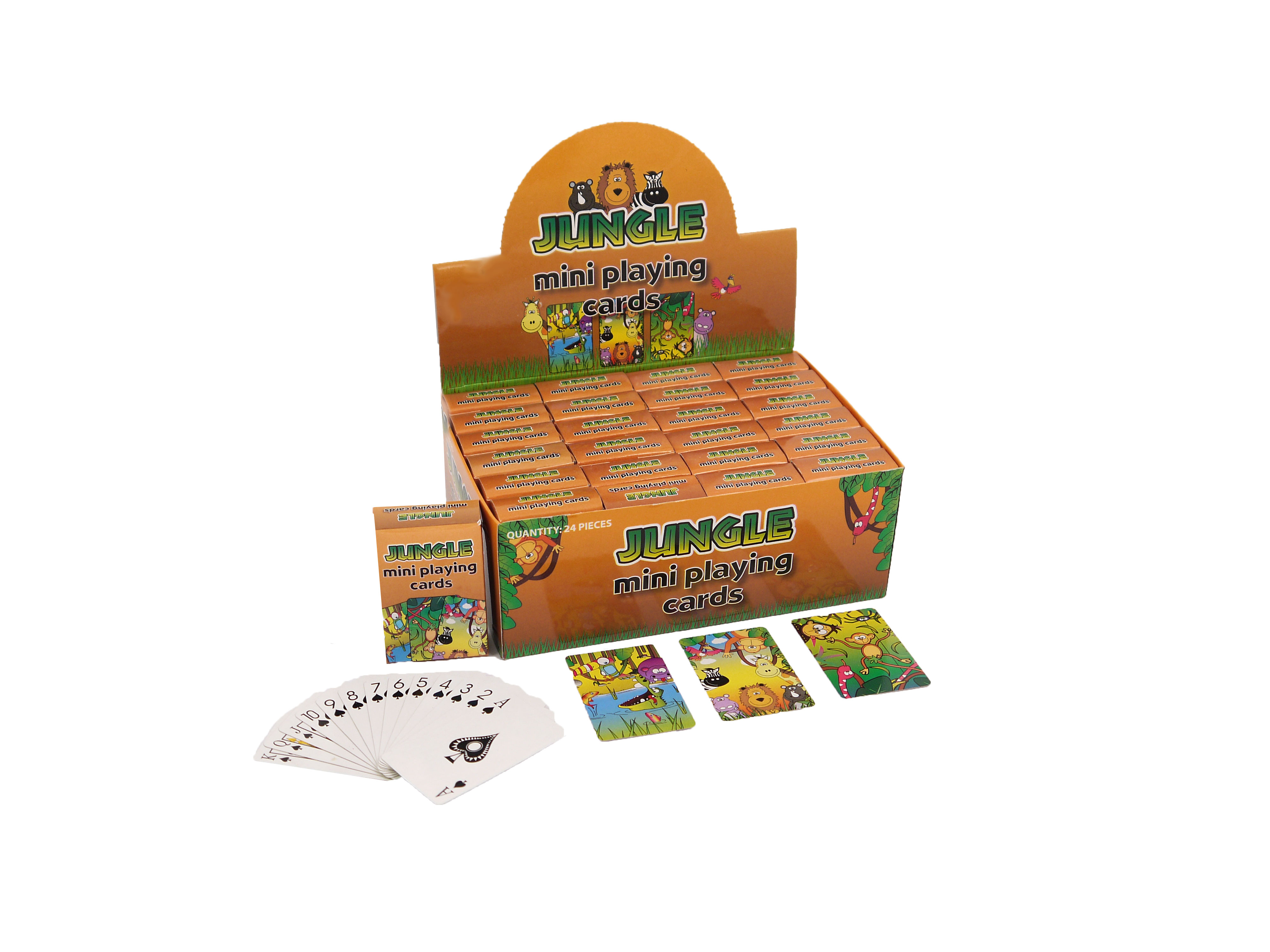HENBRANDT Dinosaur Themed Mini Playing Cards 24 x Packs