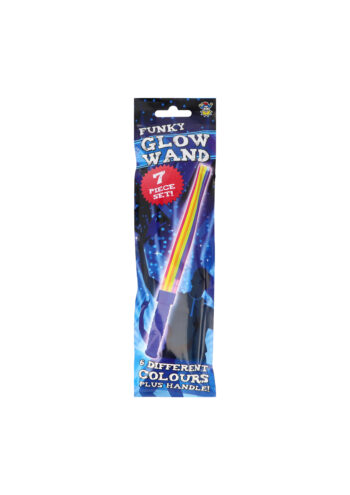 Glow Stick Wand 7-Piece Set (29cm) Assorted Colours