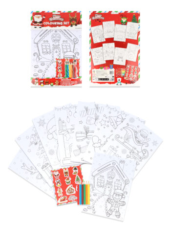 Christmas Colouring Set with Stickers
